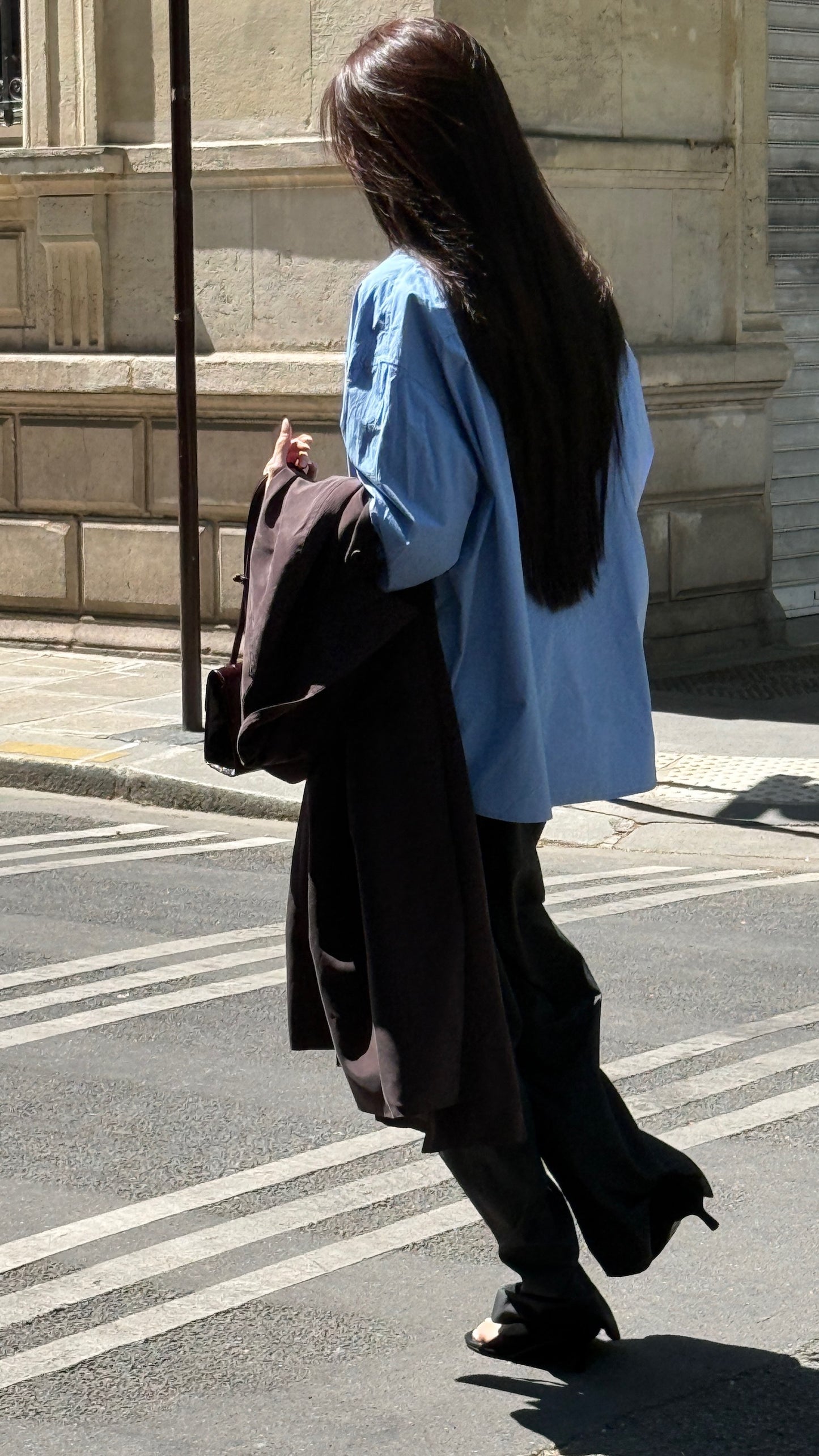 Deep V-neck Shirt