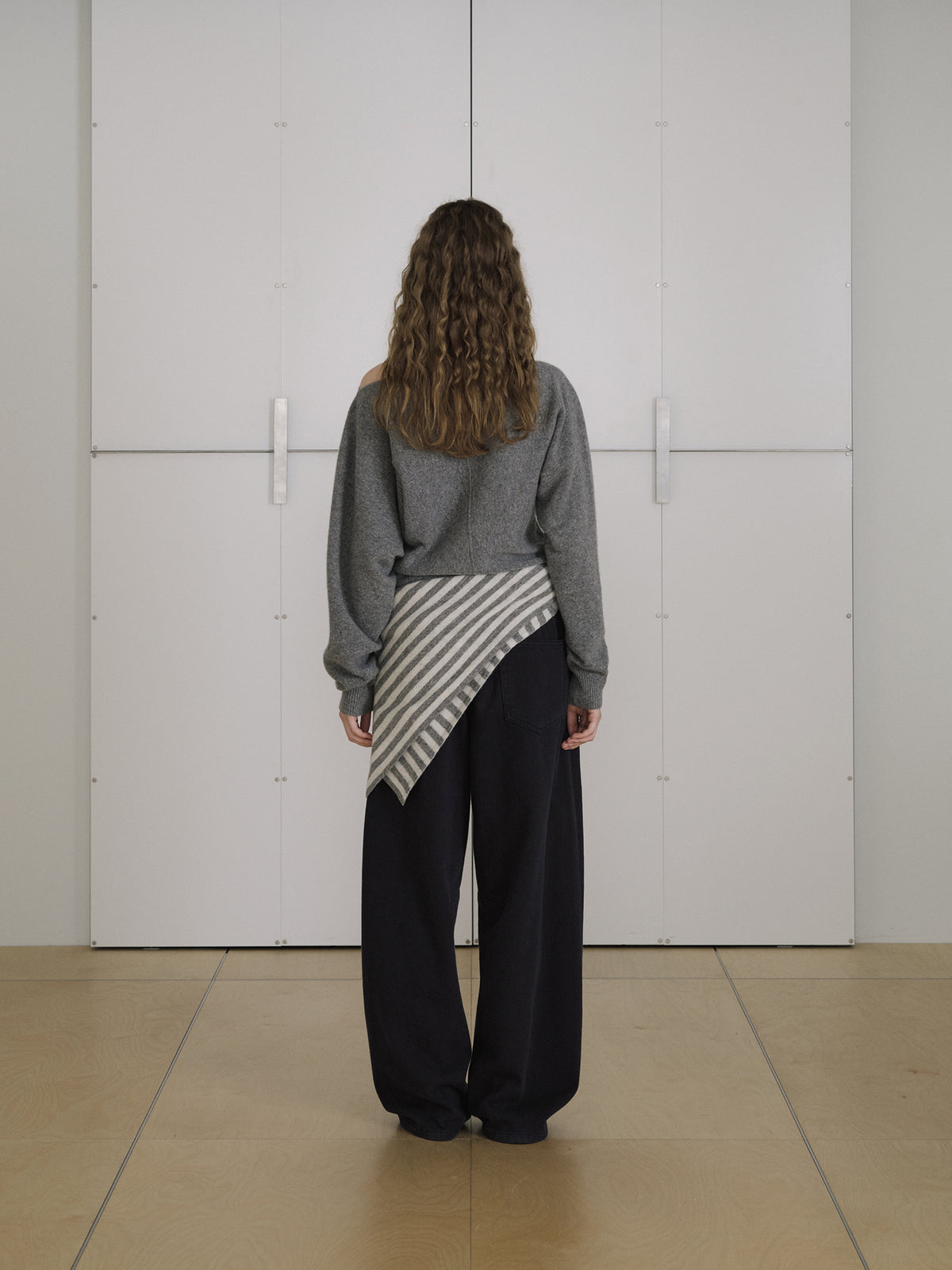 Flow Boat Neck Pullover - Gray 8