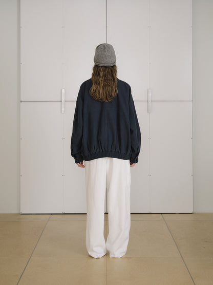 Washed Oxford Blouson - Navy 8