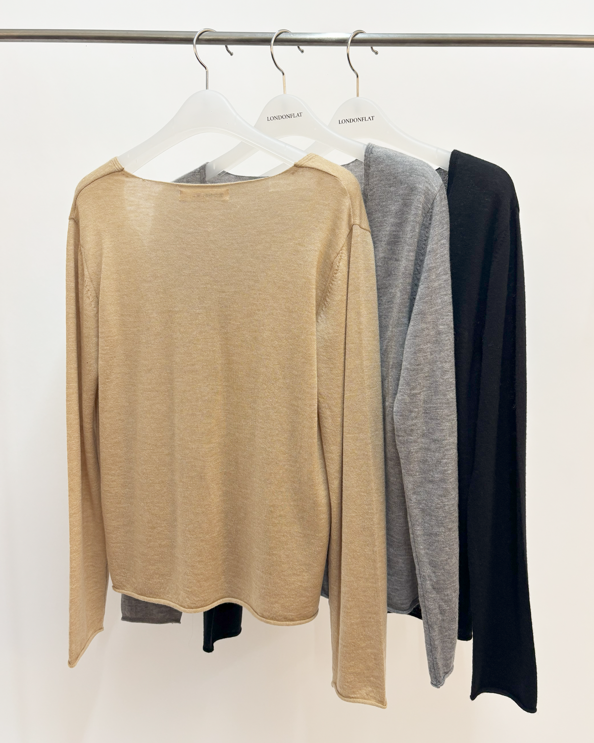 Merino Wool V-neck Knit