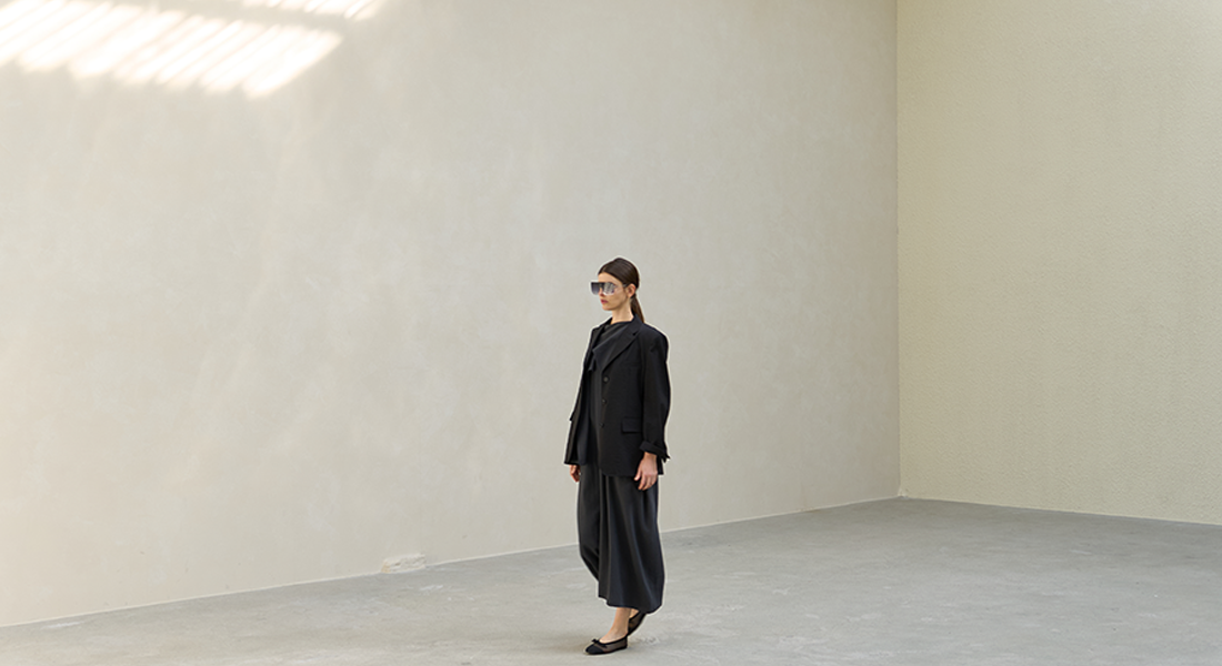 Tie Cape Dress