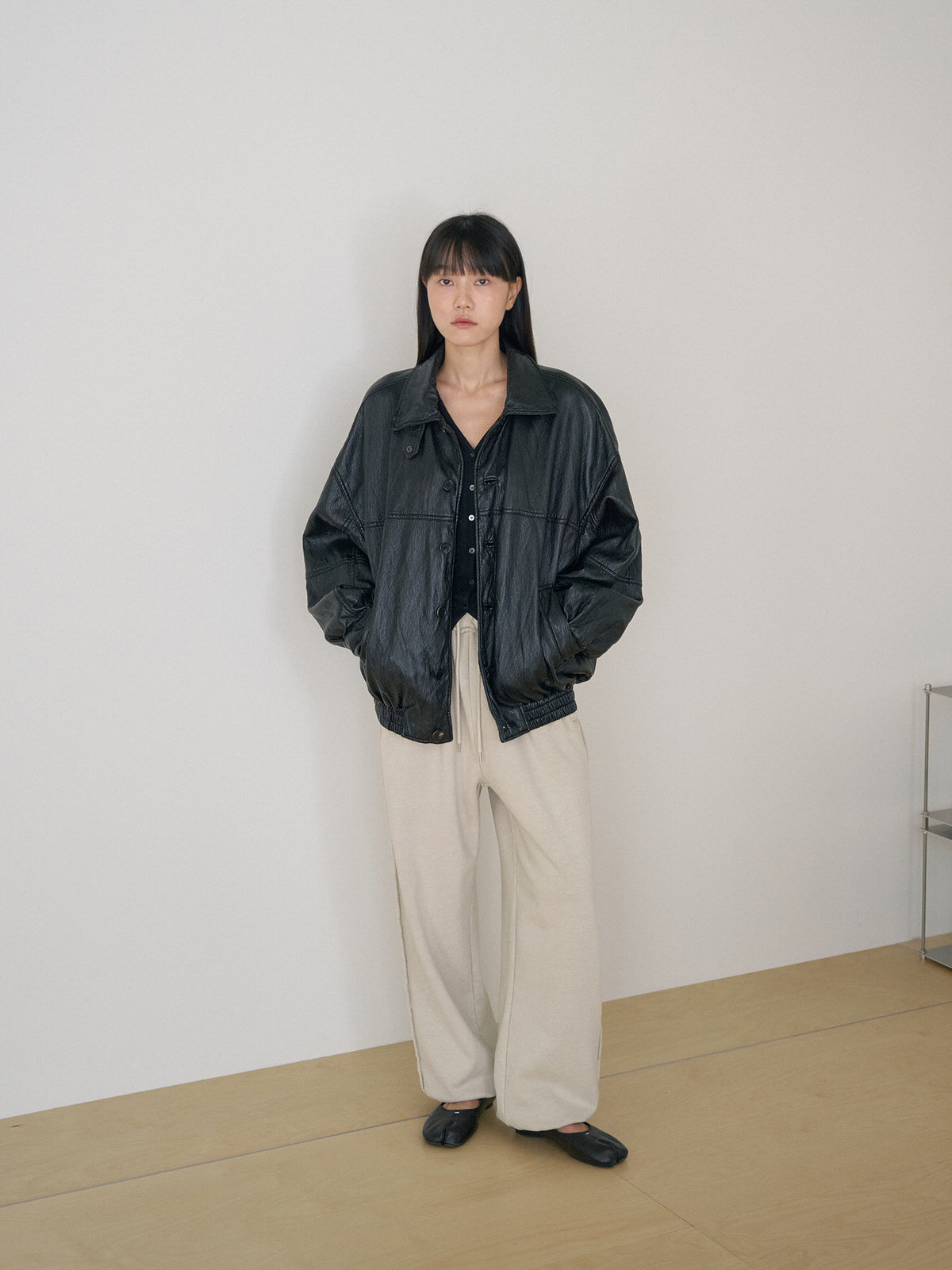 MARAN Soft Leather Blouson - Black 商品画像14/21
