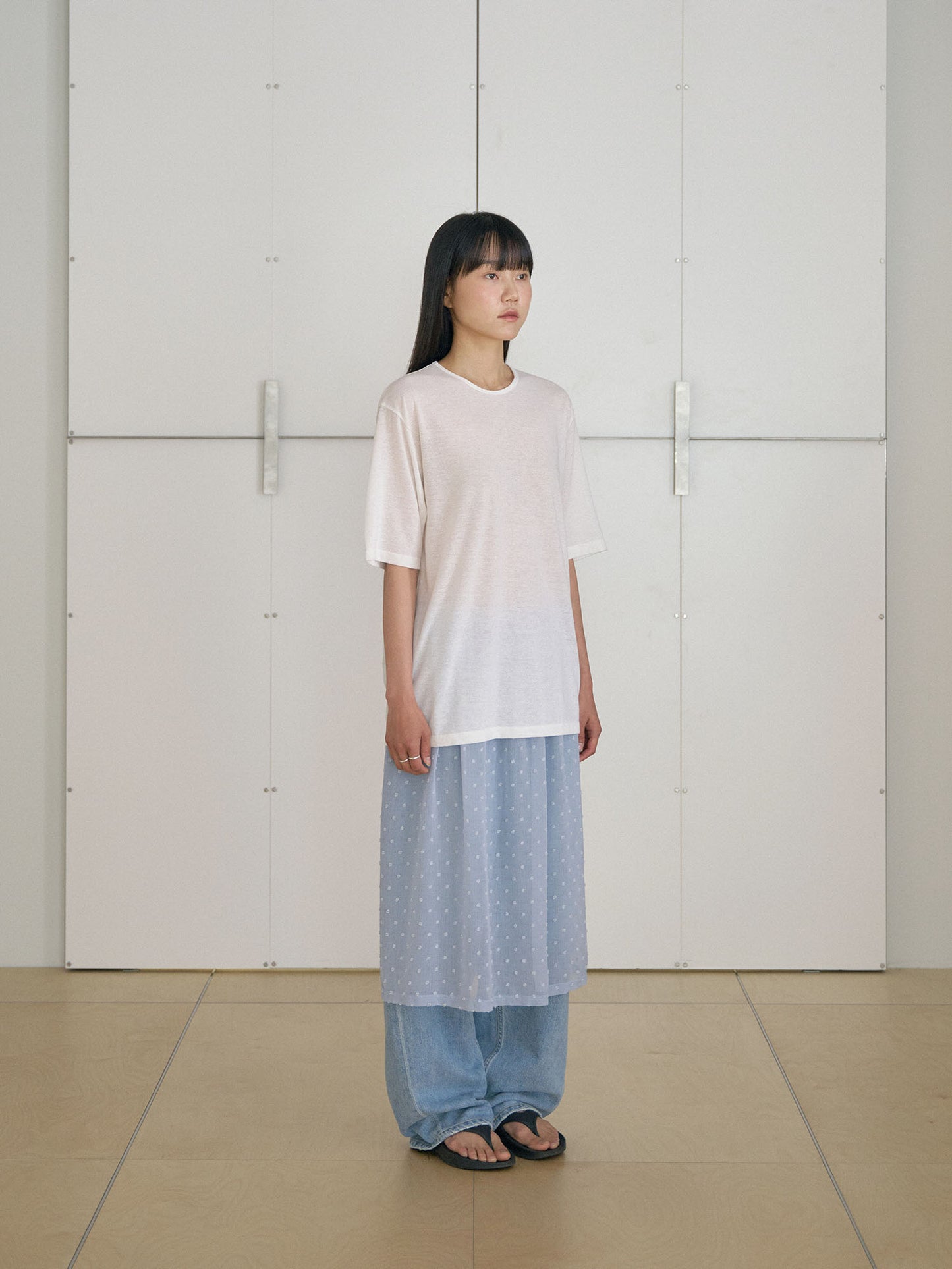 Linen Loose Short Sleeve - Ivory