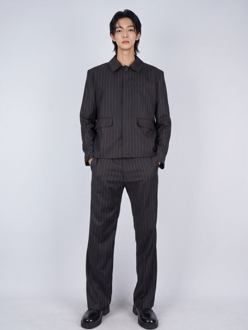 Stripe Hidden Jacket