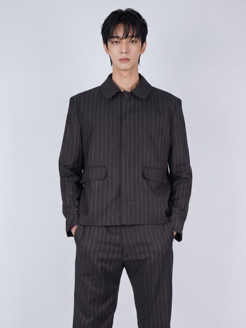 Stripe Hidden Jacket