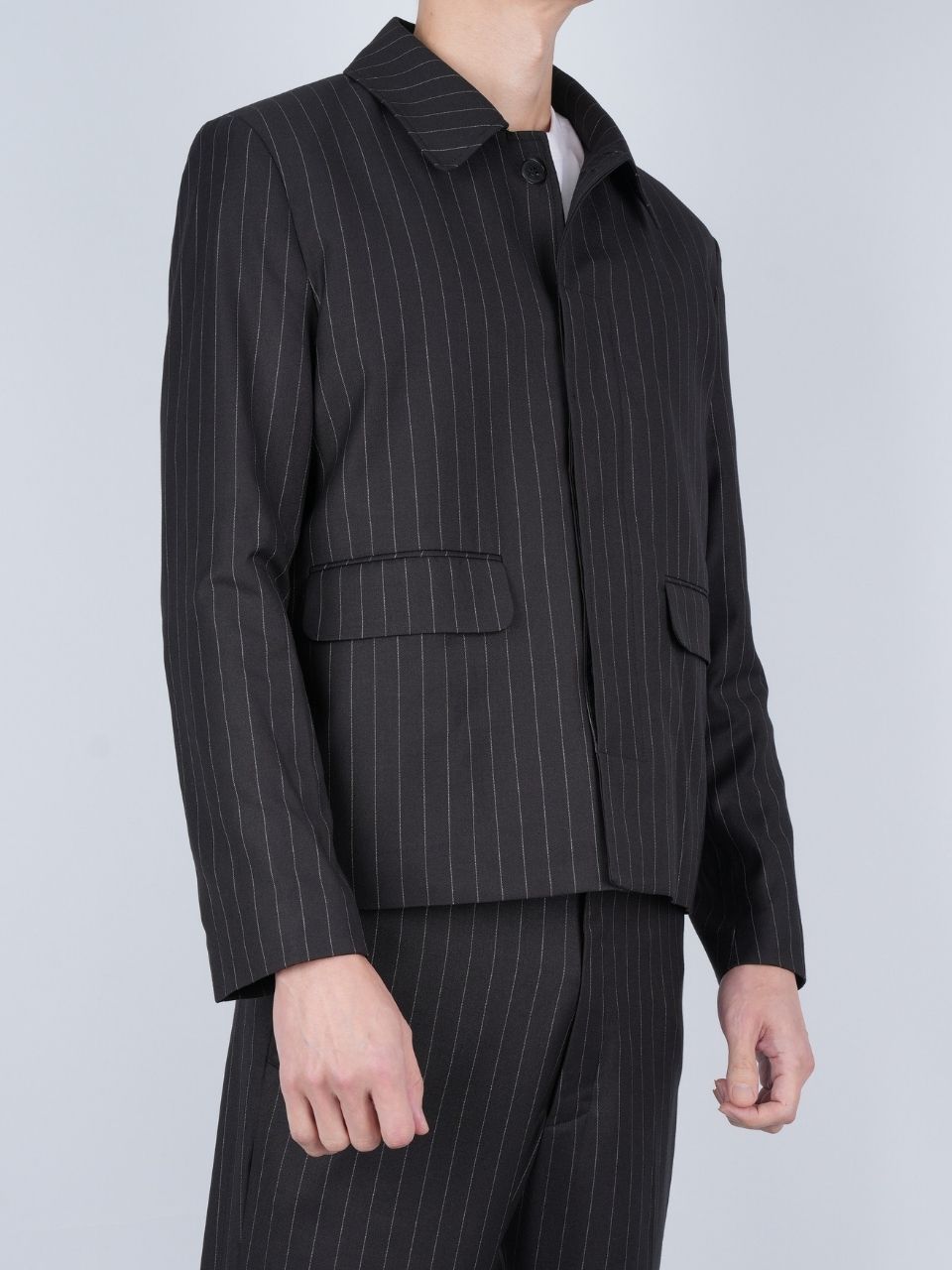 Stripe Hidden Jacket