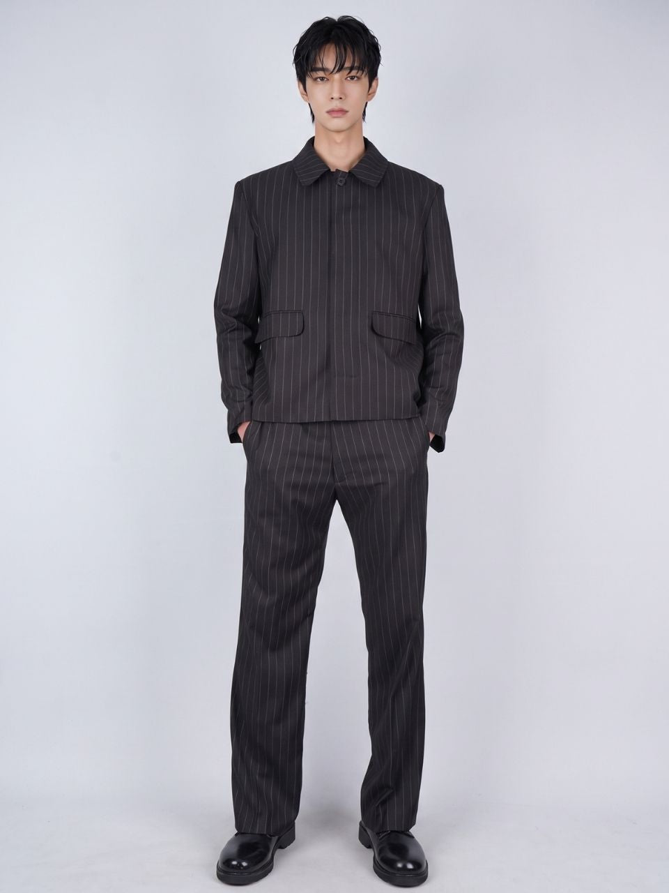 Stripe Hidden Jacket