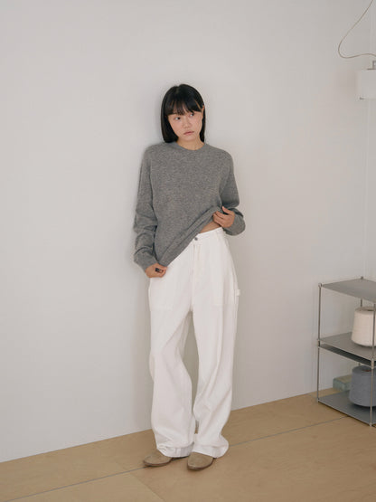 MARAN Cotton Twill Fatigue Pants - Ivory 商品画像14/21