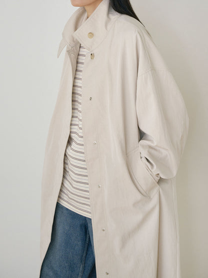MARAN High Neck Trench Coat - Beige 商品画像16/21