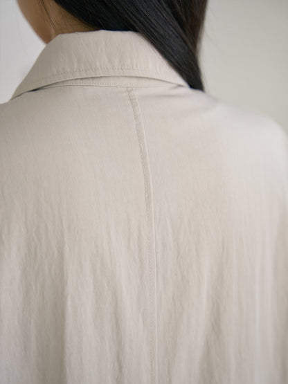 MARAN Washed Gabardine Blouson - Beige 商品画像20/21