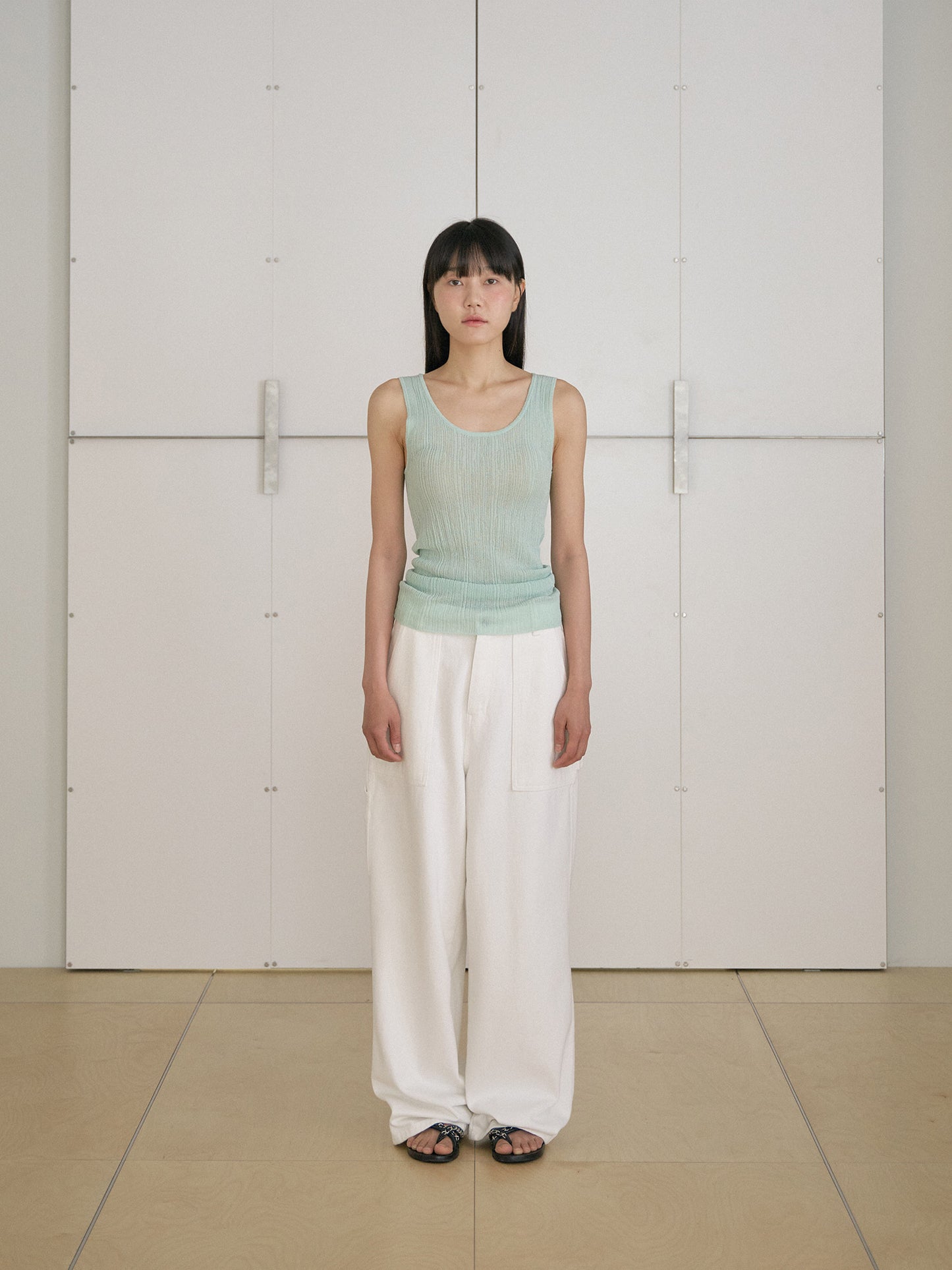 Multi Rib Sleeveless - Mint