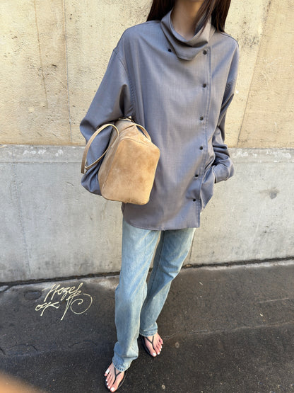 Quilted Suede Bag