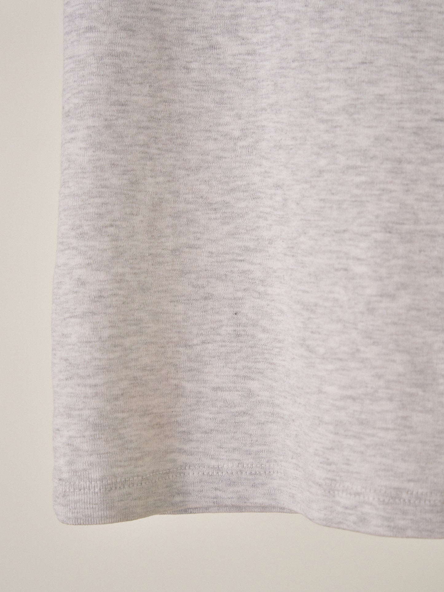 Soft Rib Short Sleeve - Light Gray