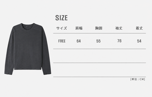 Pigment Rib Raglan Long Sleeve Tee