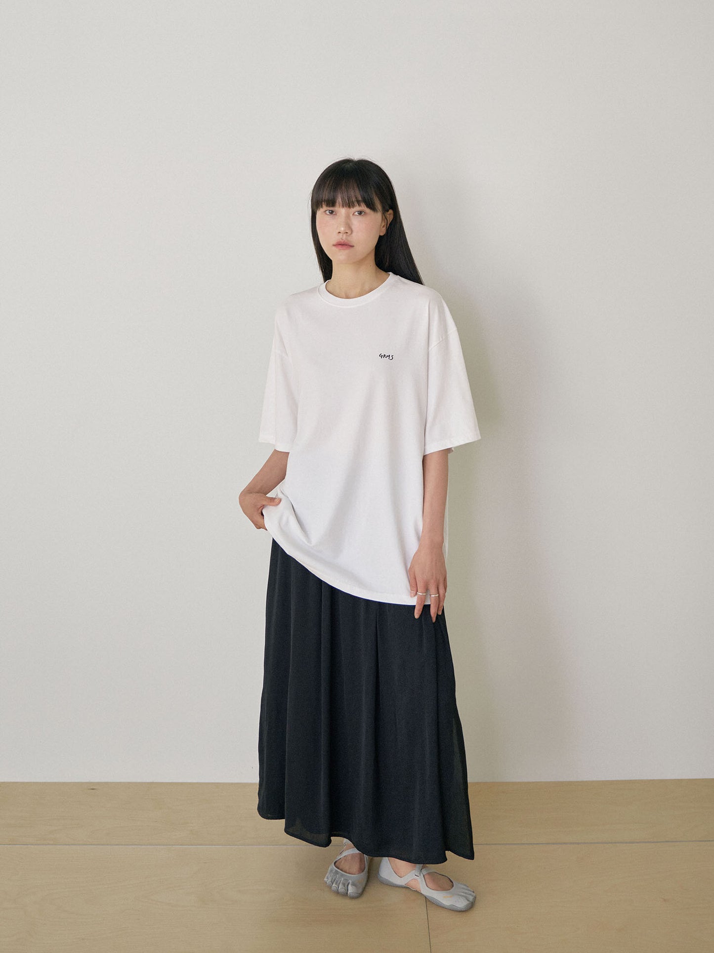 Dot Printing Short Sleeve - Ivory