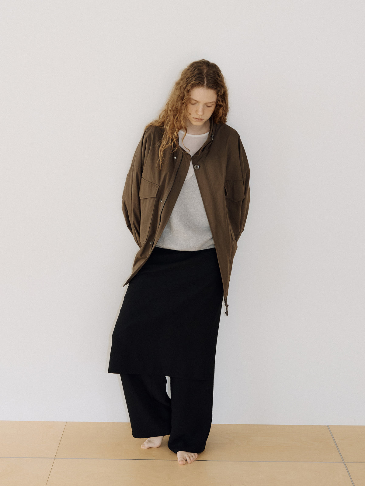 Pocket Detail Jacket - Brown 4