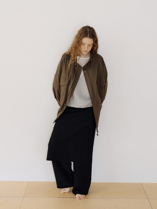 Pocket Detail Jacket - Brown 4