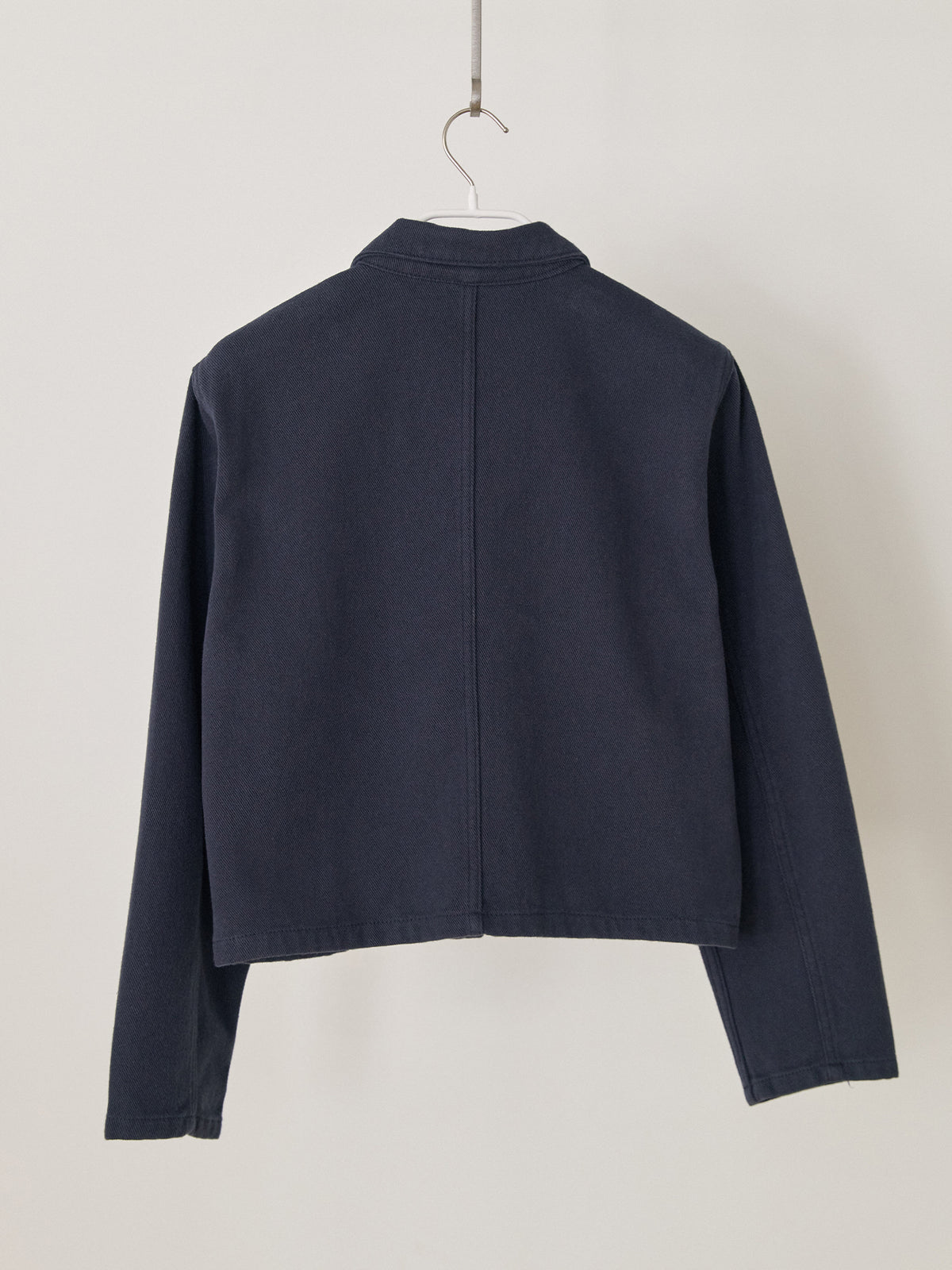 MARAN Cotton Twill Crop Jacket - Navy 商品画像13/21