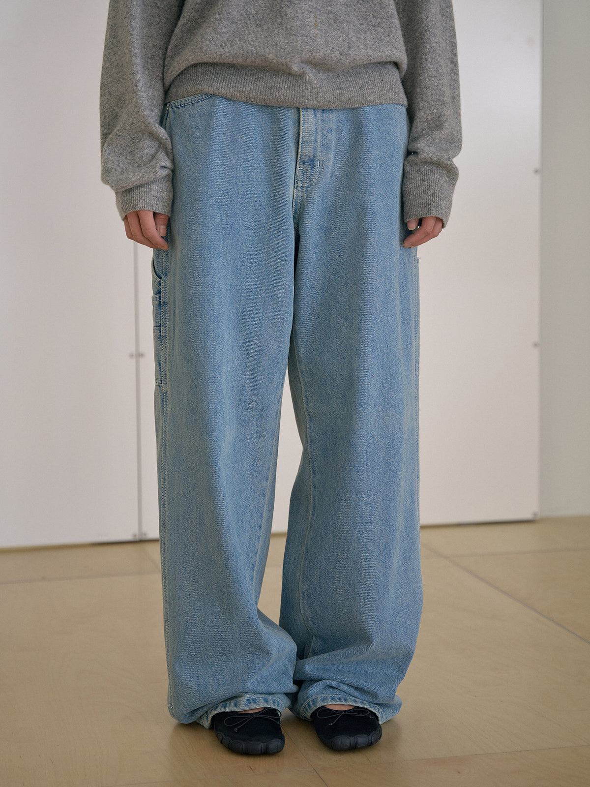 Indigo Denim Work Pants - Indigo 10