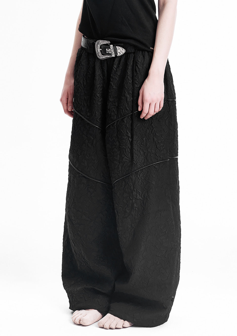 Piping incision String Pants