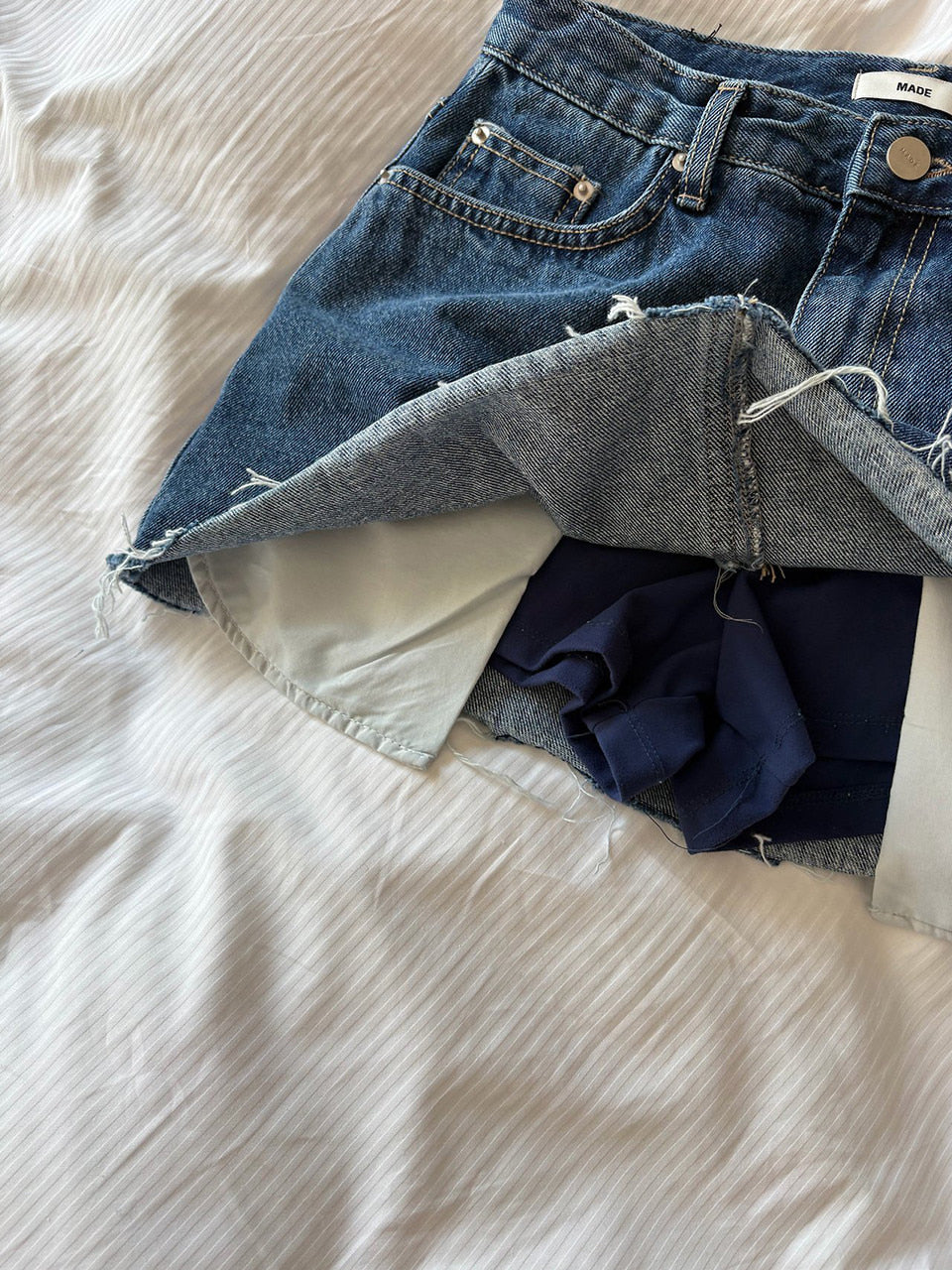 【A MA:DE】Melbourne denim skirt