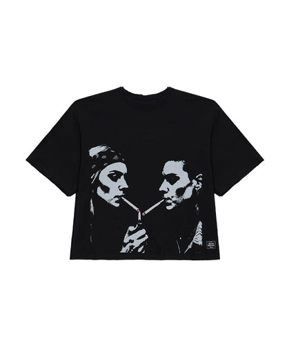 Smoking girls tee BK