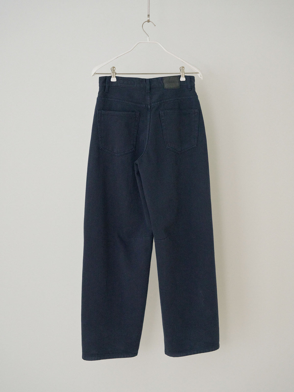 MARAN Cotton Twill Curved Pants - Navy 商品画像13/21