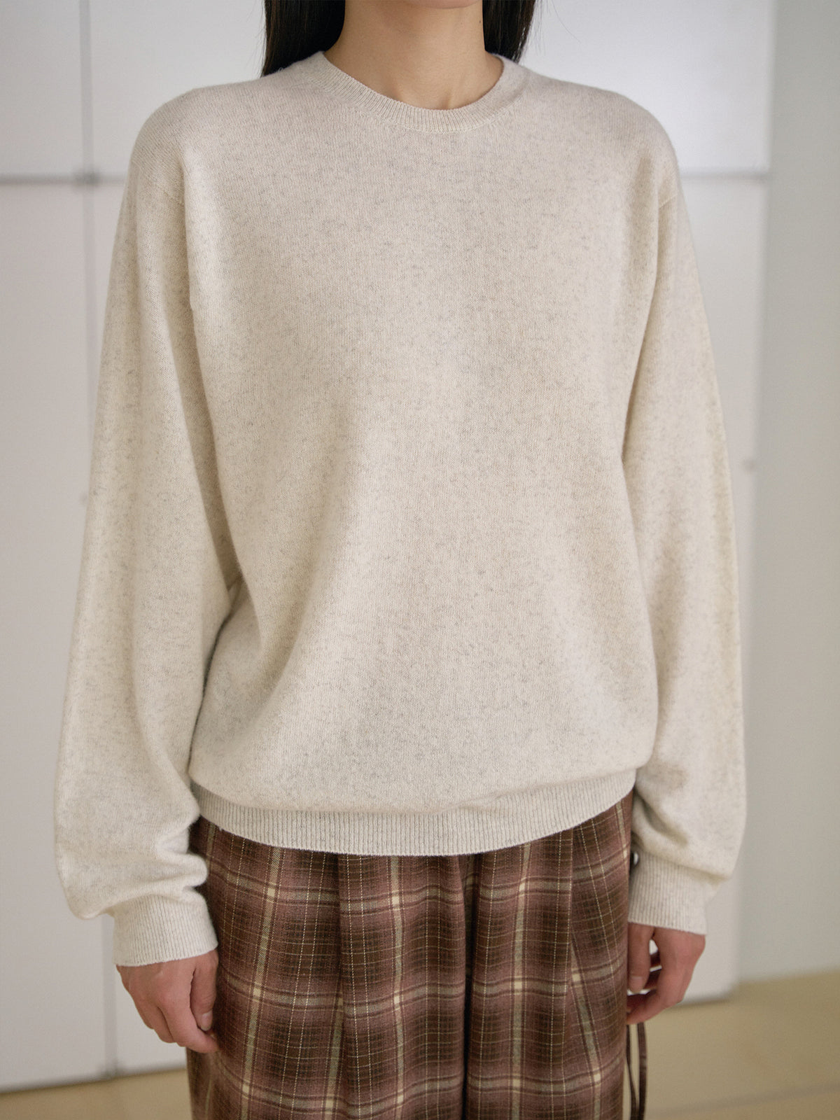 MARAN Cashmere Round Pullover - Oatmeal 商品画像14/21