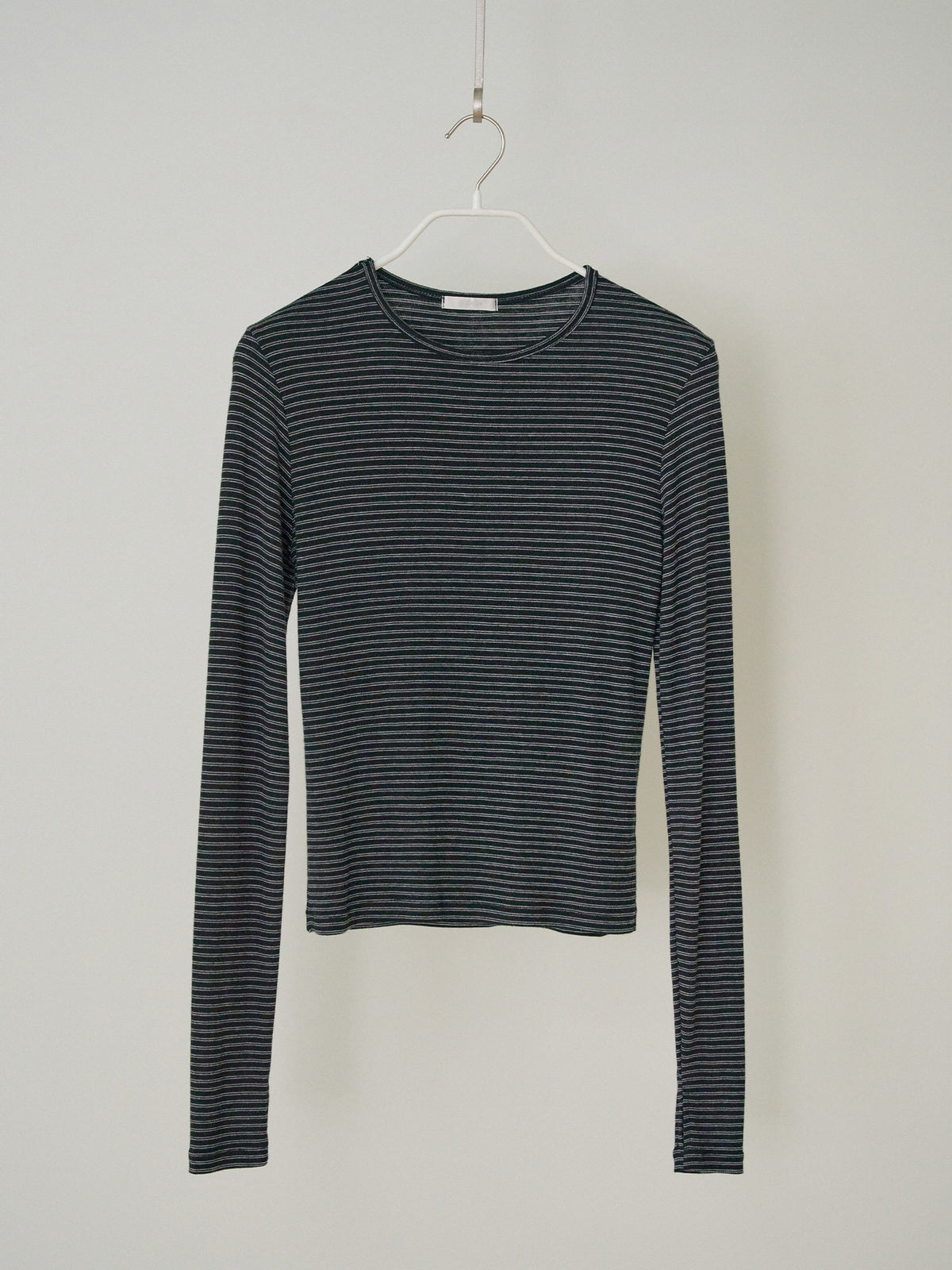 MARAN Rib Stripe Long Sleeve - Black 商品画像14/17