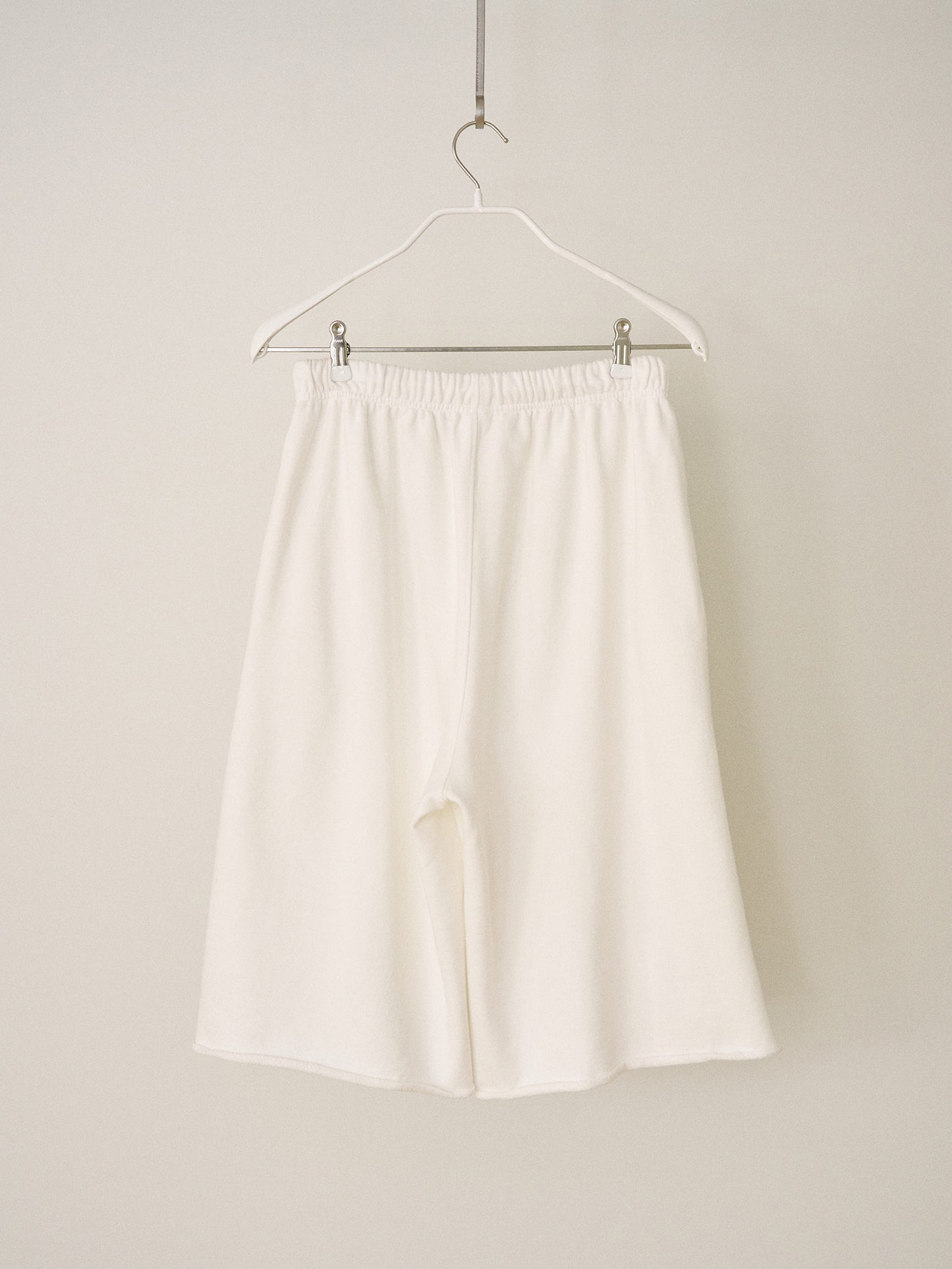Cutoff Half Sweatpants - Ivory