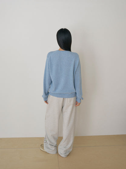 MARAN Cashmere Round Pullover - Blue 商品画像13/21