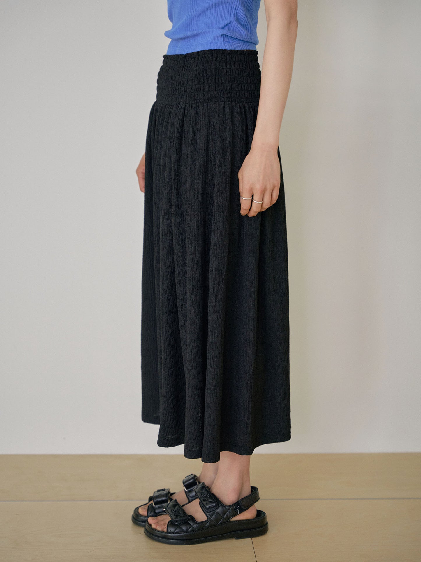 Soft Banding Skirt - Black