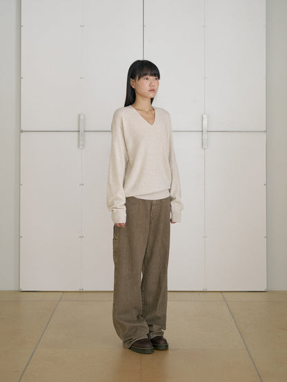 MARAN Corduroy Work Pants - Beige 商品画像17/21