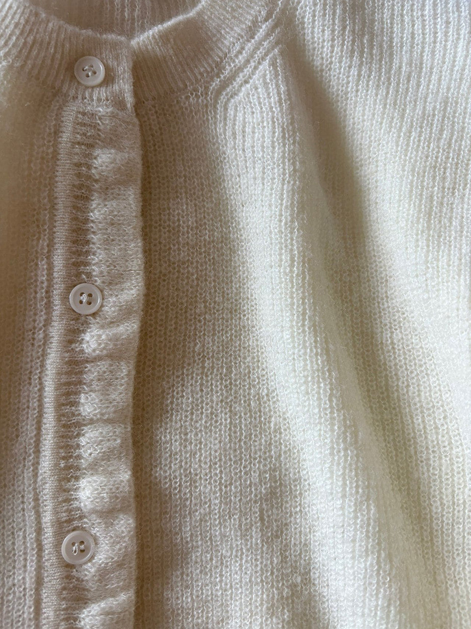 【A MA:DE】Ruffle cardigan ( 2color )
