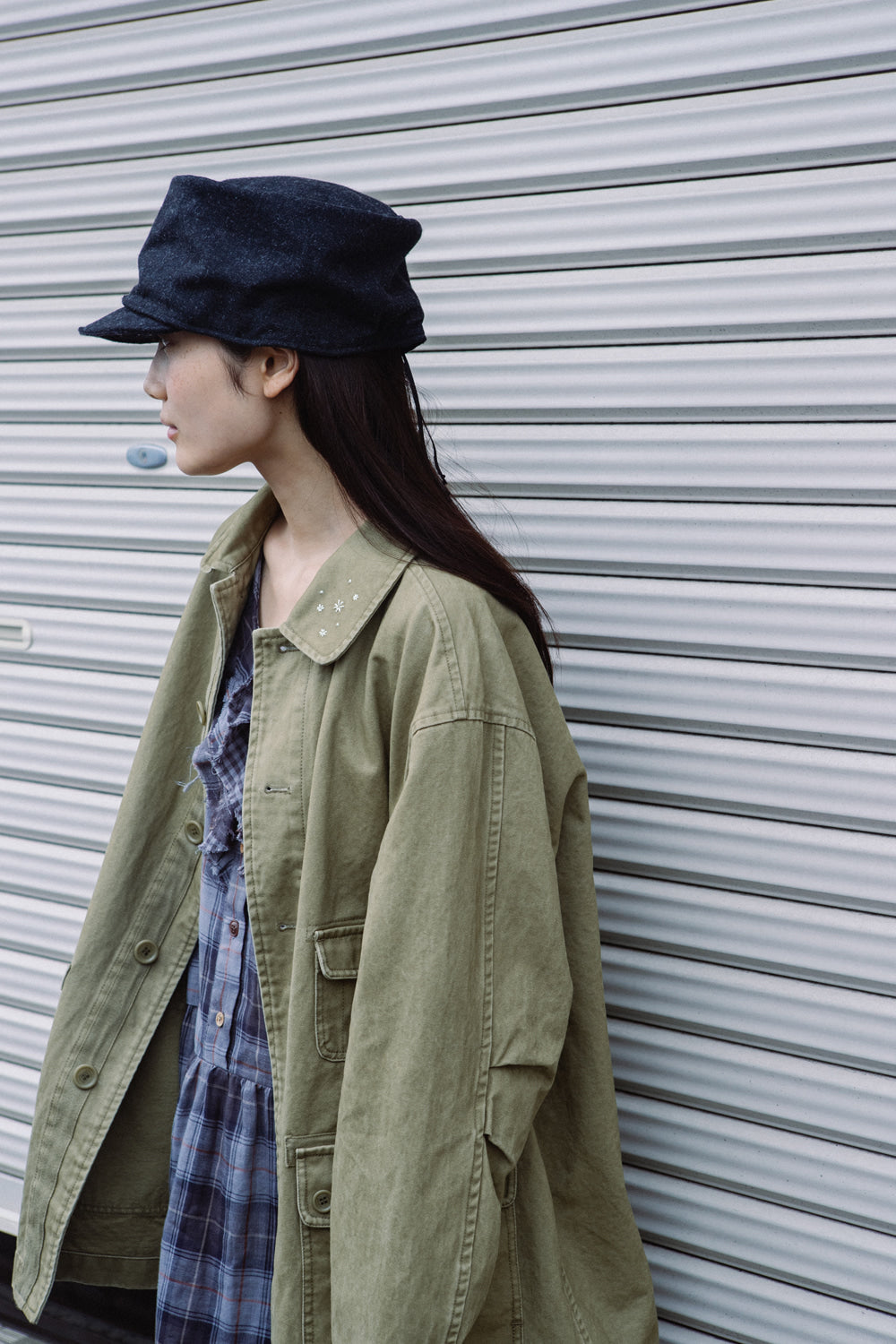 VINTAGE COTTON CASQUETTE, STRIPE