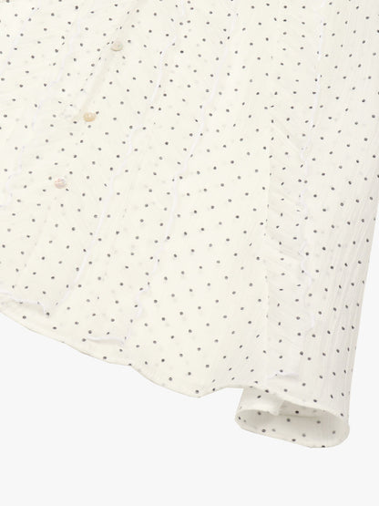 【A MA:DE 2026SS】Dot blouse ( 2color )