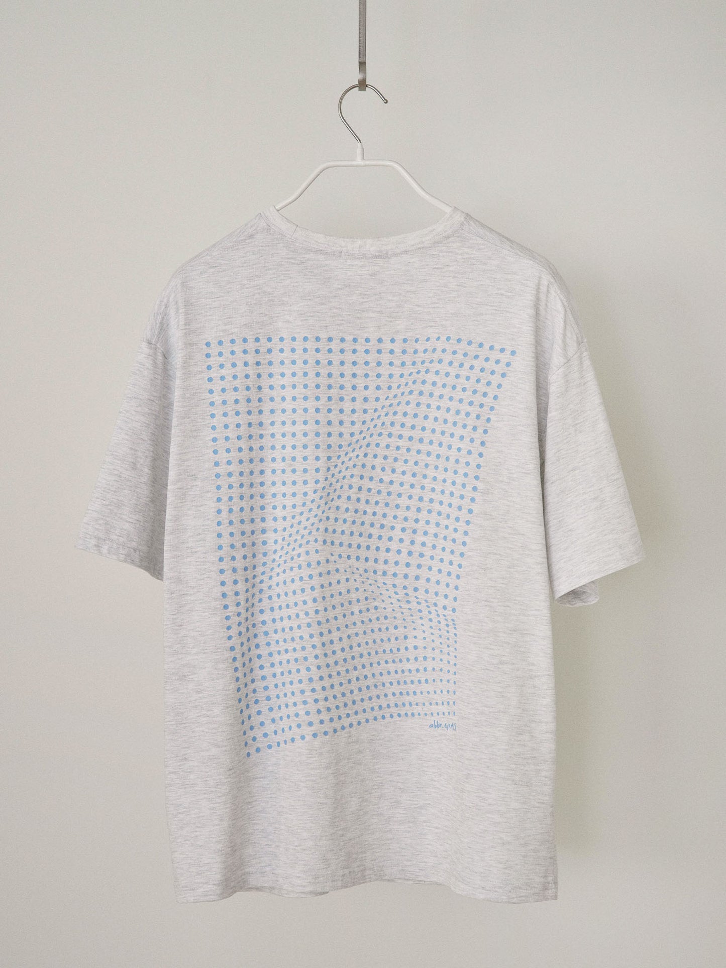 Dot Printing Short Sleeve - Light Gray