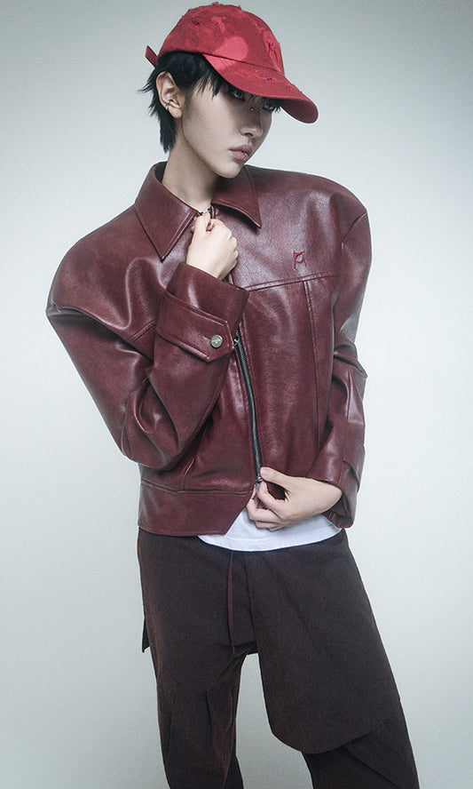 【Reculer レキュリー】Signature logo ball cap Red