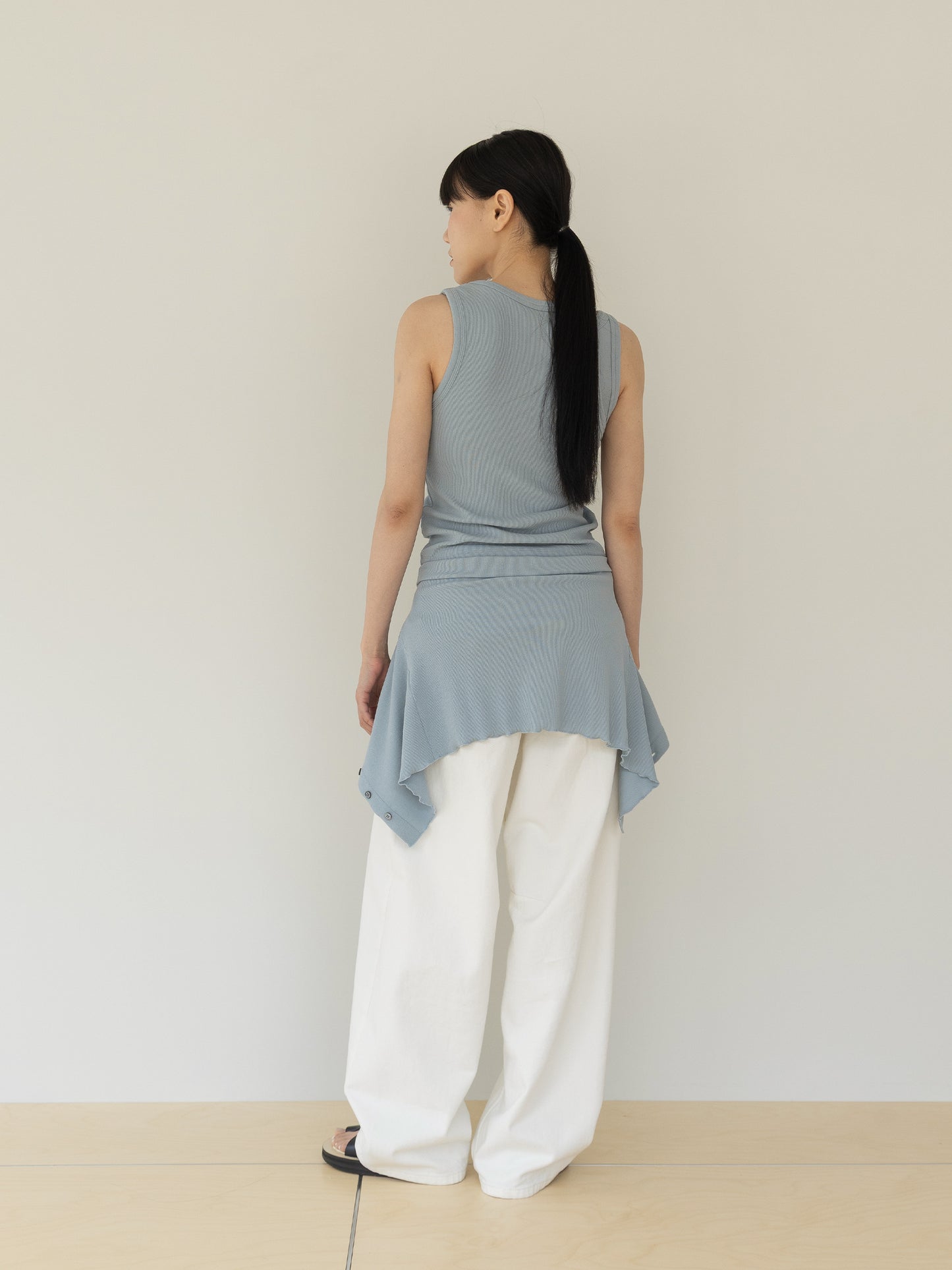 Mei Ribbed Sleeves-BLUE
