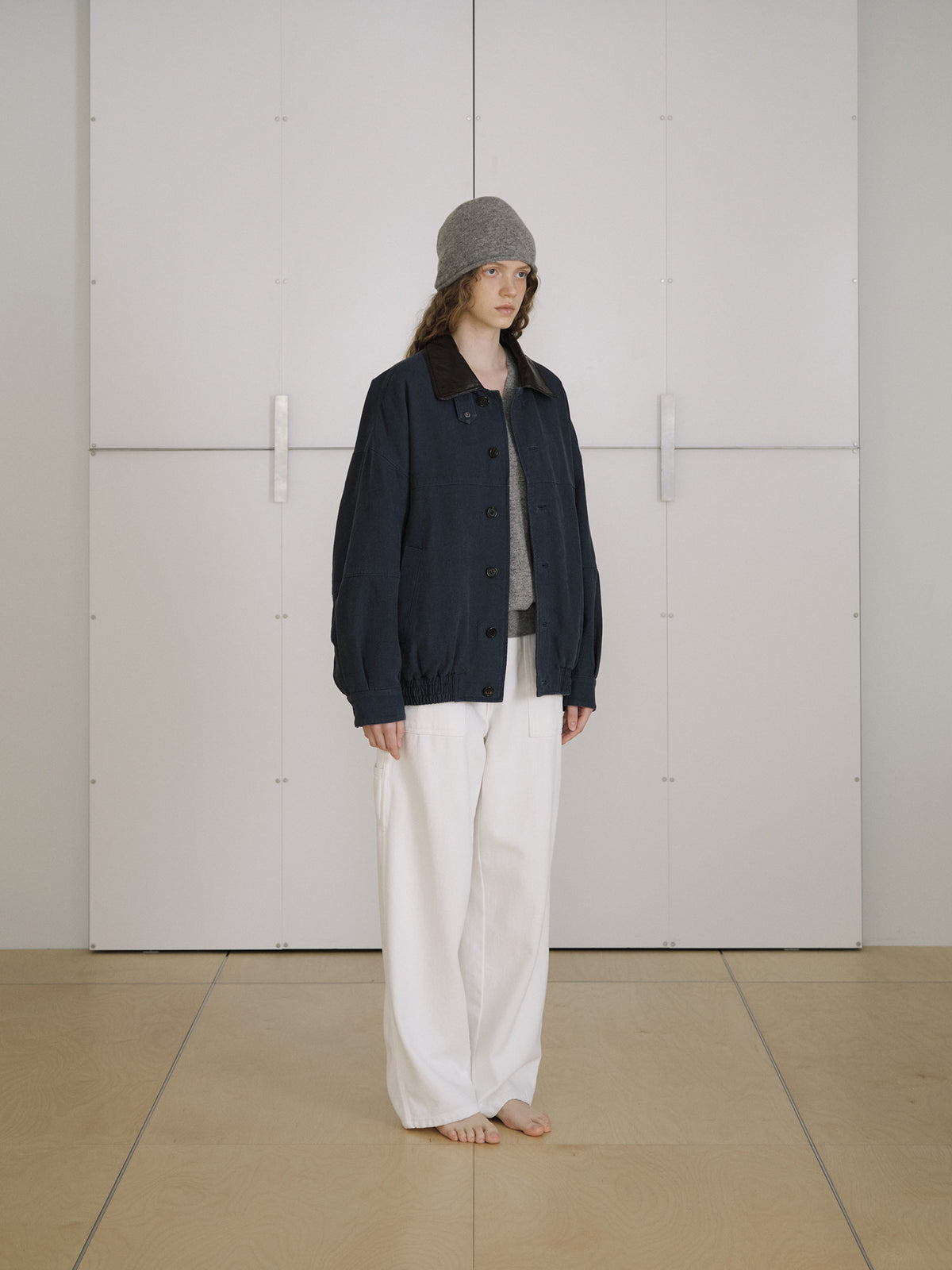 Cotton Twill Fatigue Pants - Ivory 9