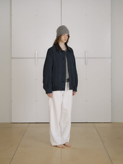Cotton Twill Fatigue Pants - Ivory 9