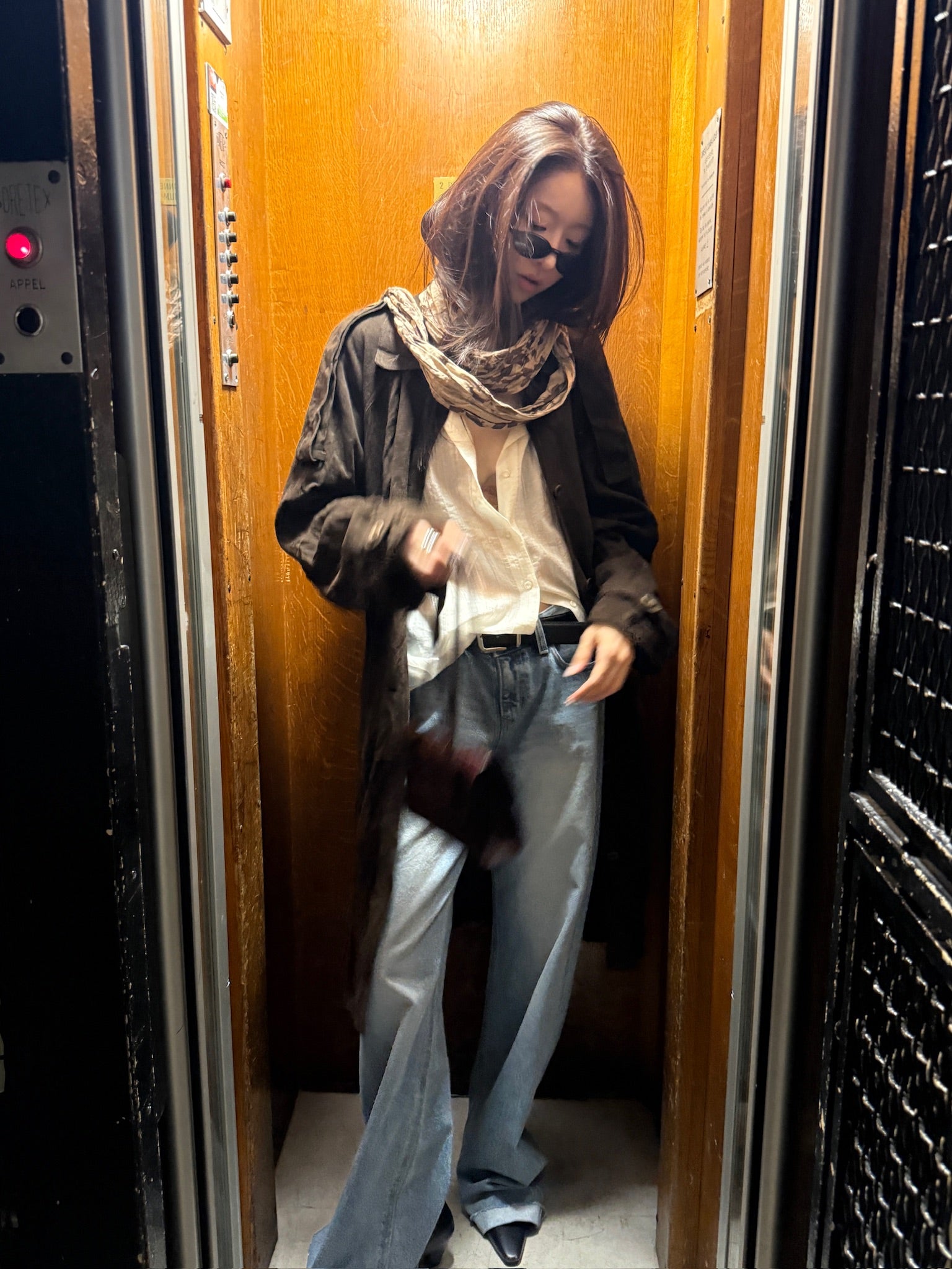 Suede Inkle Trench Coat