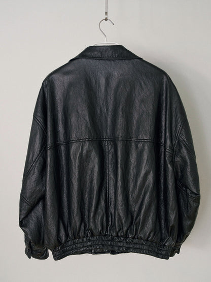 MARAN Soft Leather Blouson - Black 商品画像13/21