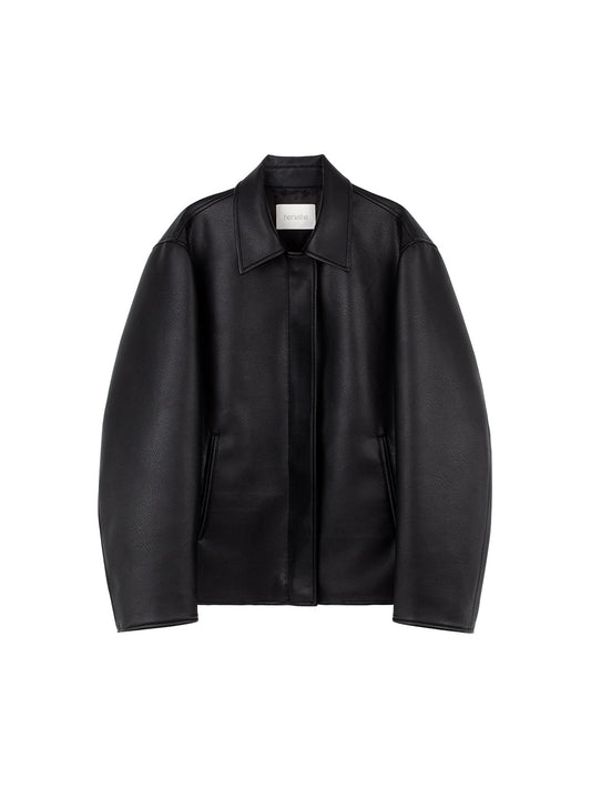 Contemporary Leather Jacket