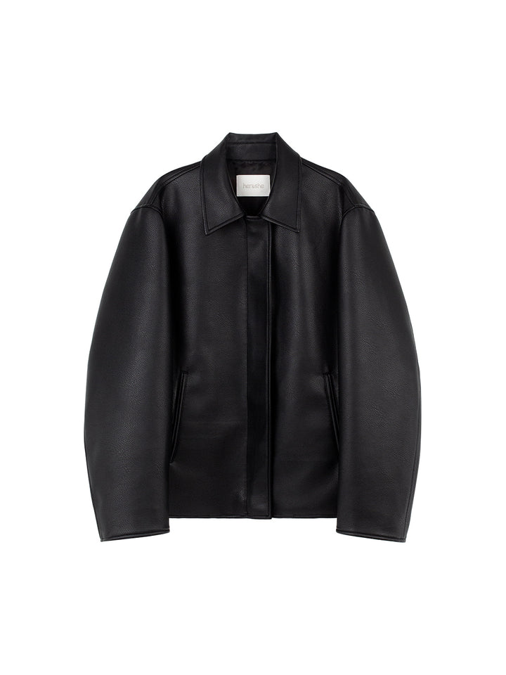 Contemporary Leather Jacket