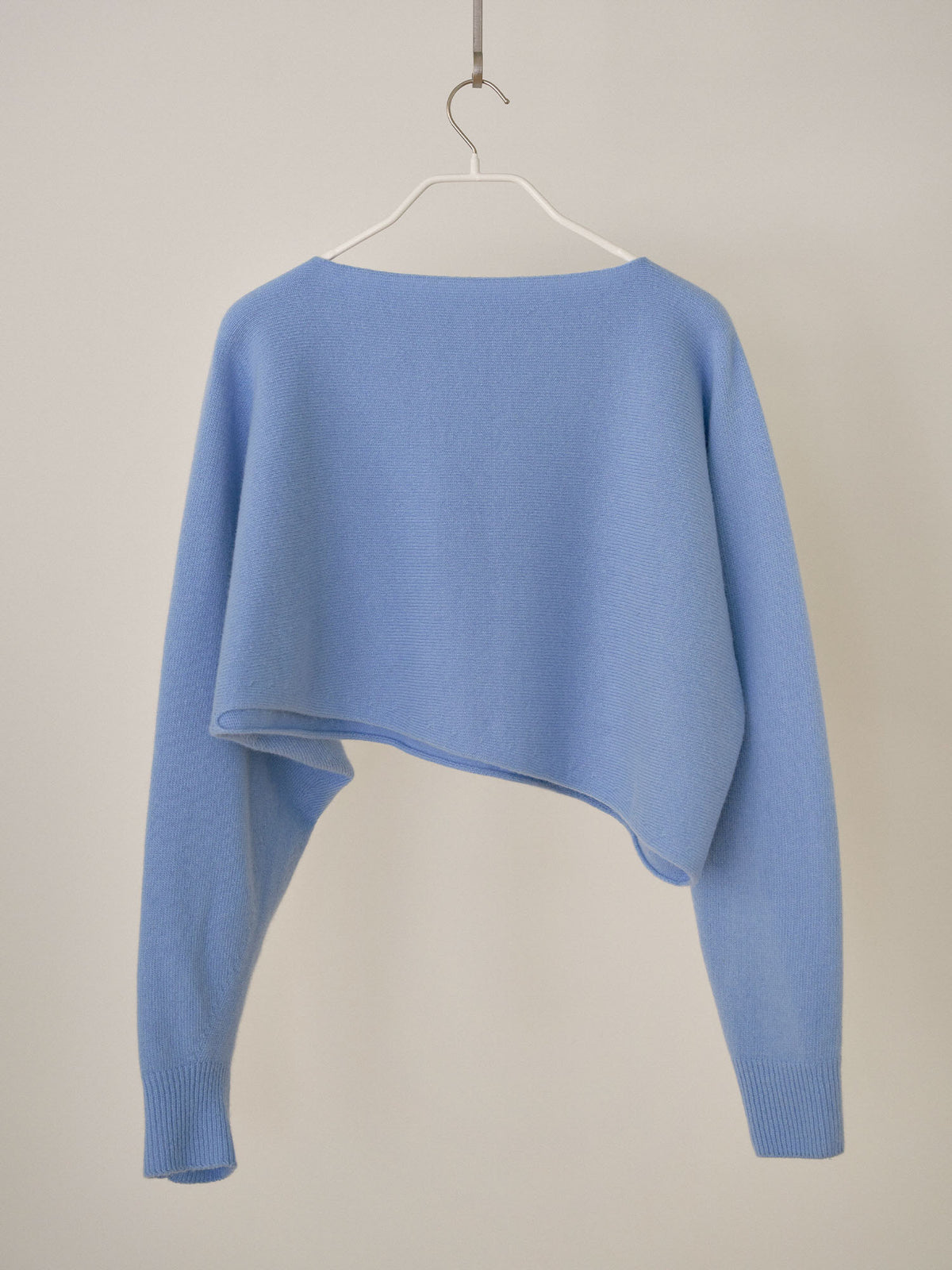 MARAN Unbalanced Boat Neck Pullover - Blue 商品画像18/19