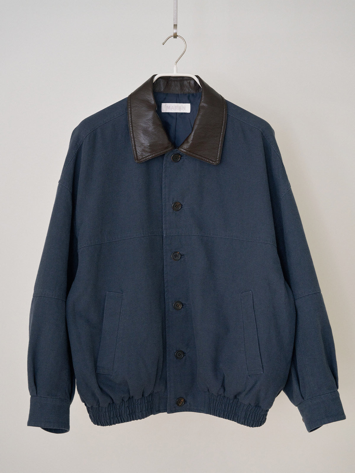 Washed Oxford Blouson - Navy 10