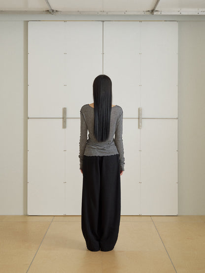 Wave Long Sleeve – Charcoal