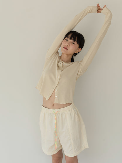 Liptop Harlf Pants-YELLOW