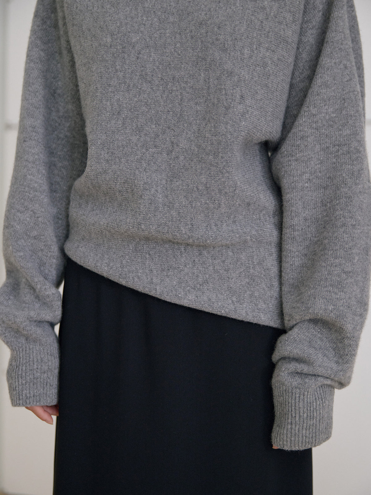 MARAN Flow Boat Neck Pullover - Gray 商品画像20/21